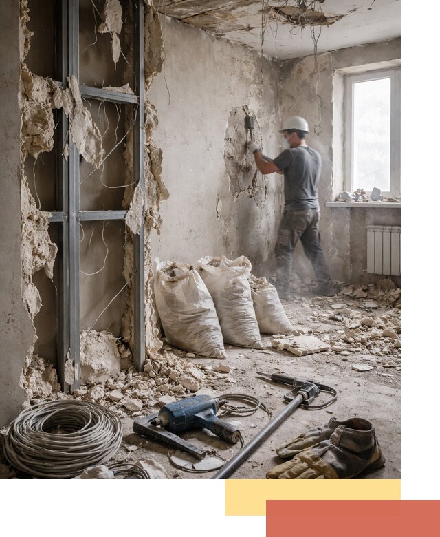 Профессиональный демонтаж зданий и конструкций в Южно-Сахалинске