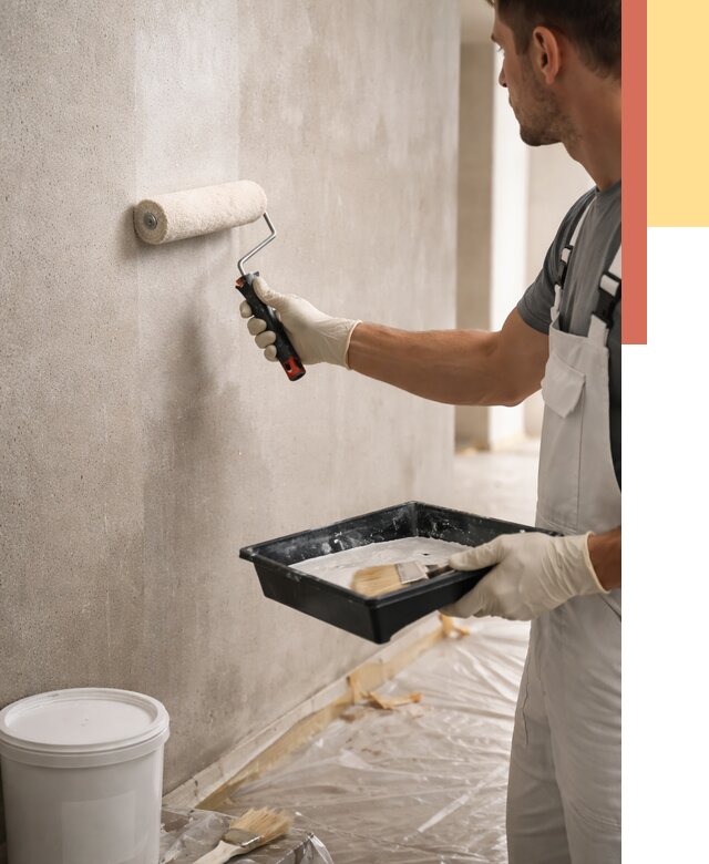 Грунтовка стен в Южно-Сахалинске от 2273 руб. м2 — быстро, недорого, с материалом | ОТДЕЛОЧНИК-Южн