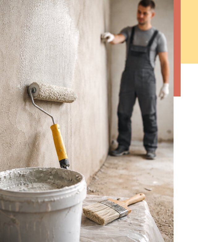 Нанесение бетоноконтакта на стены в Южно-Сахалинске от 4339 руб. быстро и недорого | ОТДЕЛОЧНИК-Южн