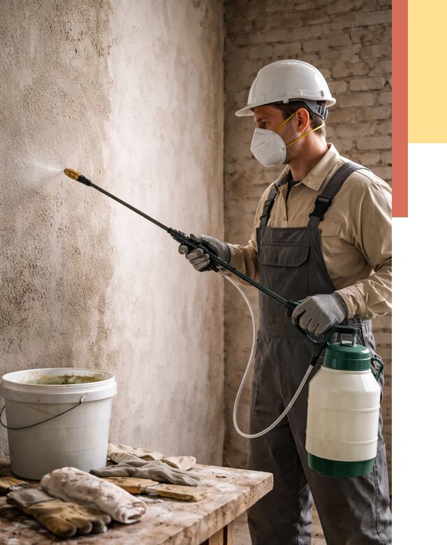 Антисептическая обработка стен в Южно-Сахалинске от 1240 руб. — быстро и недорого | ОТДЕЛОЧНИК-Южн