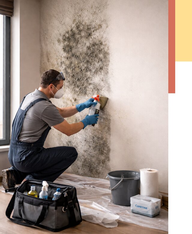Удаление плесени со стен в Южно-Сахалинске от 2221 руб. — быстро и недорого | ОТДЕЛОЧНИК-Южн