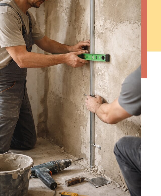 Установка штукатурных маяков в Южно-Сахалинске от 7232 руб. — быстро и недорого | ОТДЕЛОЧНИК-Южн