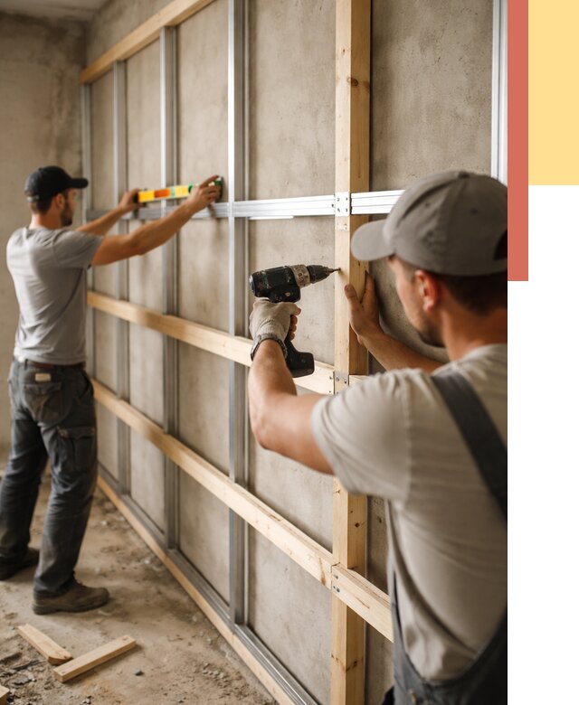 Устройство обрешетки под панели в Южно-Сахалинске от 2170 руб. — монтаж под ключ | ОТДЕЛОЧНИК-Южн