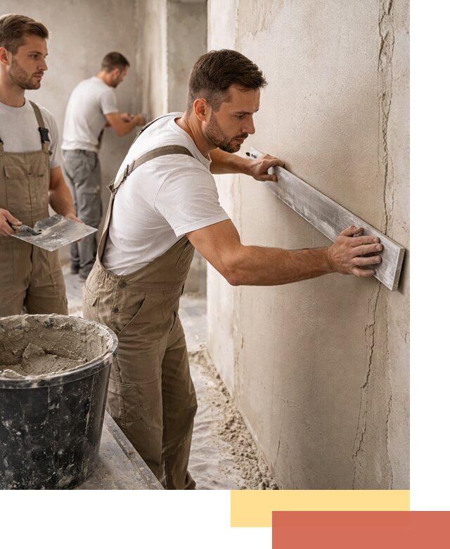 Штукатурка стен без маяков в Южно-Сахалинске быстро и качественно