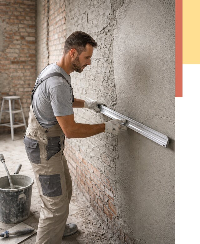 Штукатурка кирпичных стен в Южно-Сахалинске от 4649 руб/м2 — быстро и недорого | ОТДЕЛОЧНИК-Южн