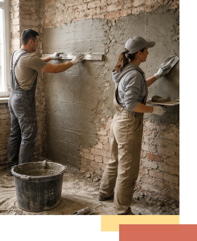 Штукатурка кирпичных стен в Южно-Сахалинске — качественно и надежно