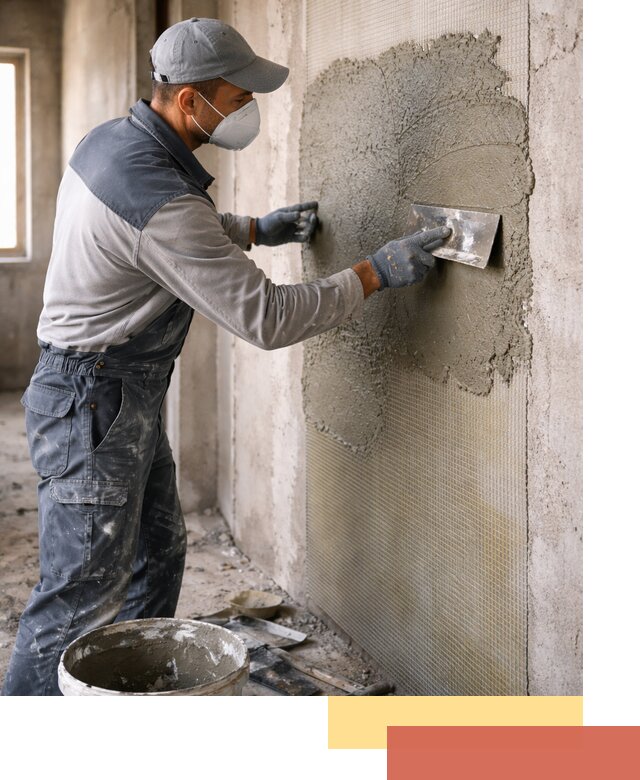 Штукатурка стен по сетке в Южно-Сахалинске под ключ качественно и быстро