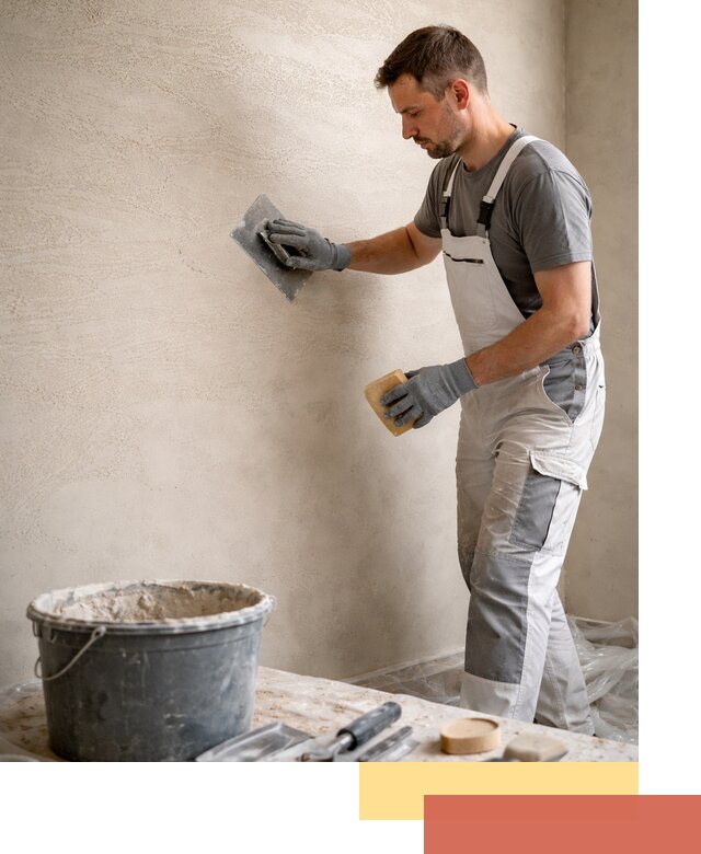 Декоративная штукатурка травертин в Южно-Сахалинске для стен и потолков