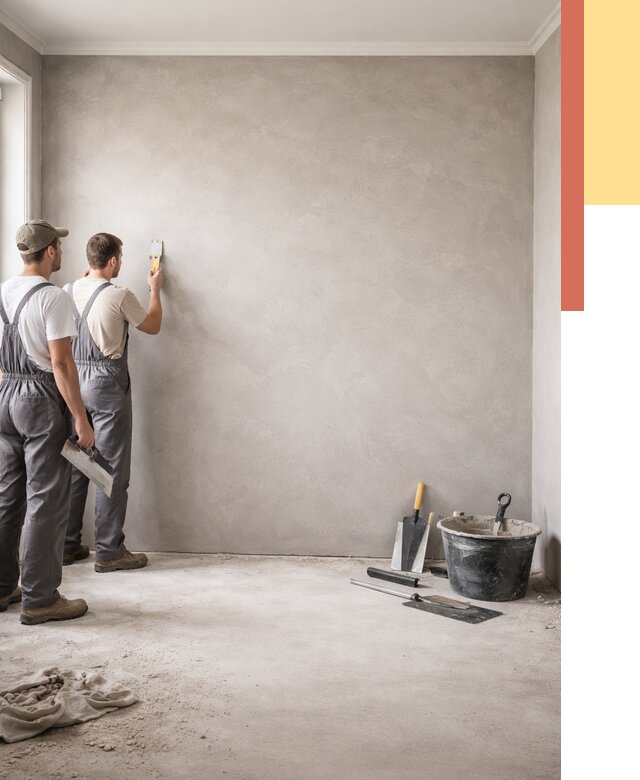 Микробетон на стены в Южно-Сахалинске от 1291 руб. — нанесение и отделка | ОТДЕЛОЧНИК-Южн