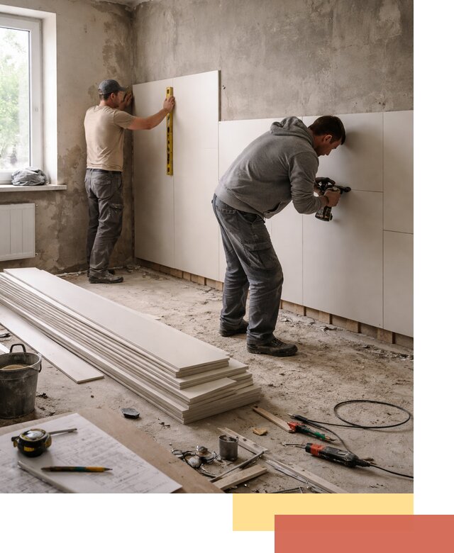 Монтаж ПВХ панелей на стены в Южно-Сахалинске качественно и быстро