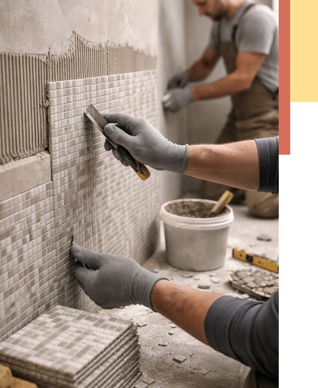 Облицовка стен мозаикой в Южно-Сахалинске от 3306 руб/м2 — укладка мозаики на стены | ОТДЕЛОЧНИК-Южн