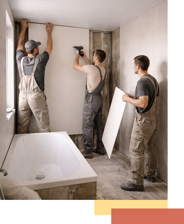 Отделка ванной панели ПВХ профессионально в Южно-Сахалинске