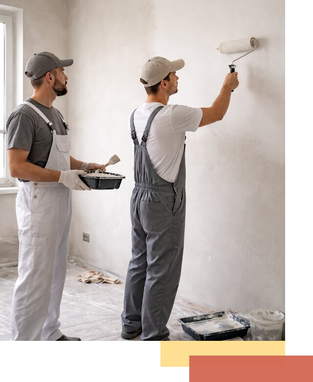 Покраска стен водоэмульсионной краской в Южно-Сахалинске