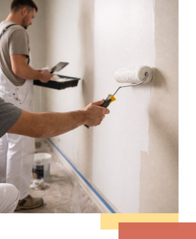 Покраска стен акриловой краской профессионально в Южно-Сахалинске