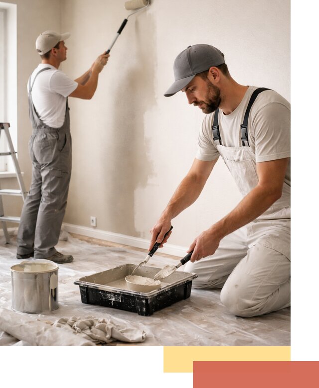 Покраска стен в квартире в Южно-Сахалинске — профессионально и аккуратно