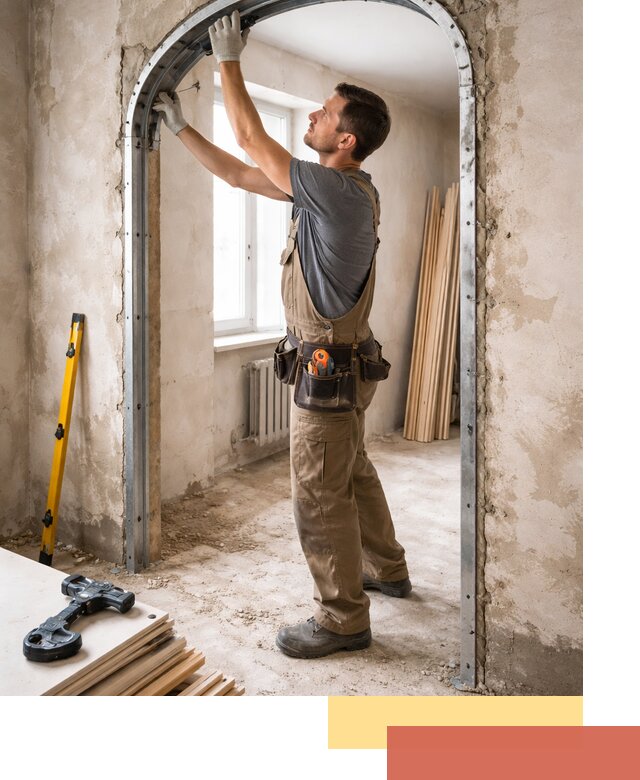 Устройство арочного проема в Южно-Сахалинске под ключ