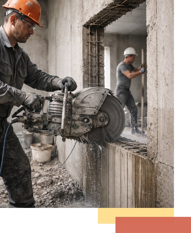 Алмазная резка проемов в Южно-Сахалинске быстро и точно