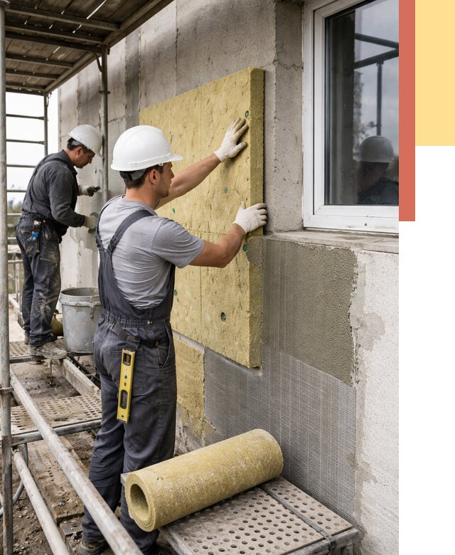 Утепление стен в Южно-Сахалинске от 4442 руб. под ключ — быстро и недорого | ОТДЕЛОЧНИК-Южн