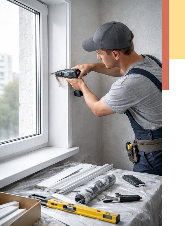 Установка пластиковых откосов в Южно-Сахалинске от 2324 руб. | ОТДЕЛОЧНИК-Южн монтаж, быстро и недорого