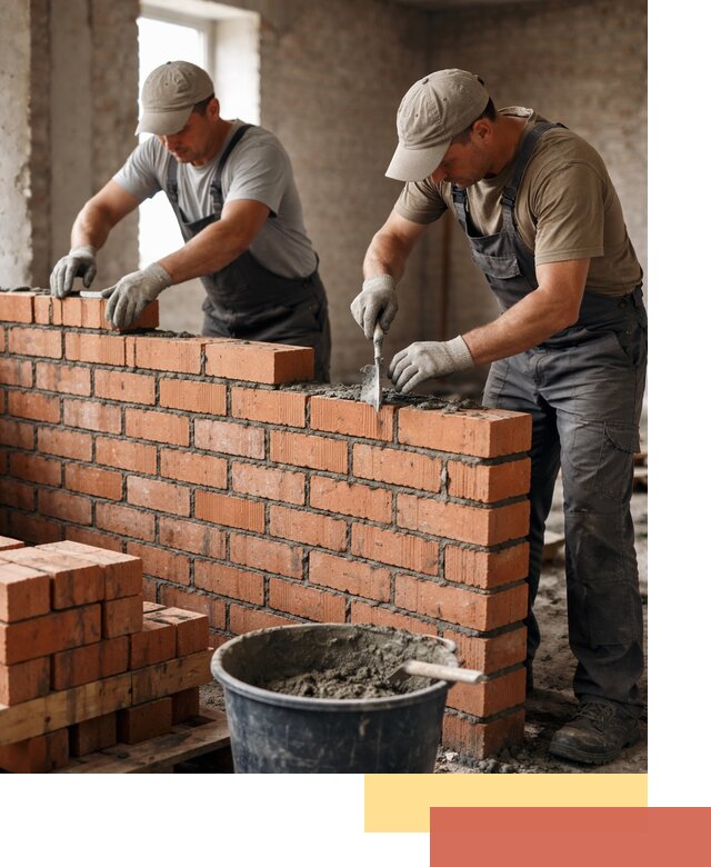 Кладка кирпичных перегородок под ключ в Южно-Сахалинске