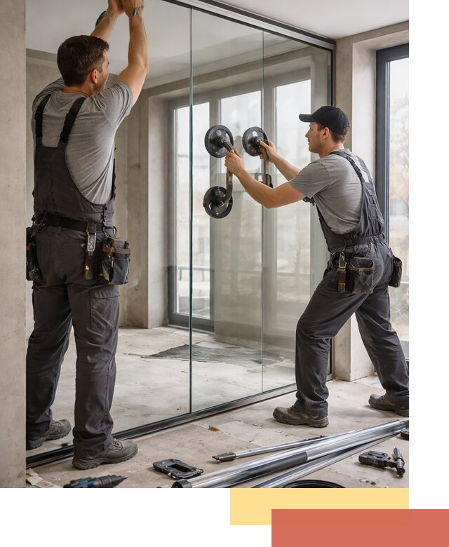 Цельностеклянные перегородки под ключ в Южно-Сахалинске