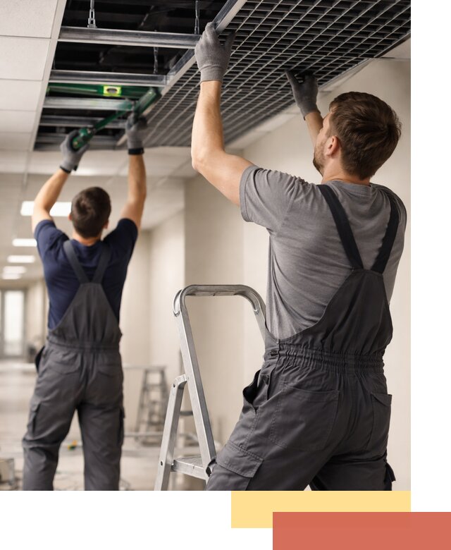 Монтаж потолка Грильято в Южно-Сахалинске: установка под ключ качественно