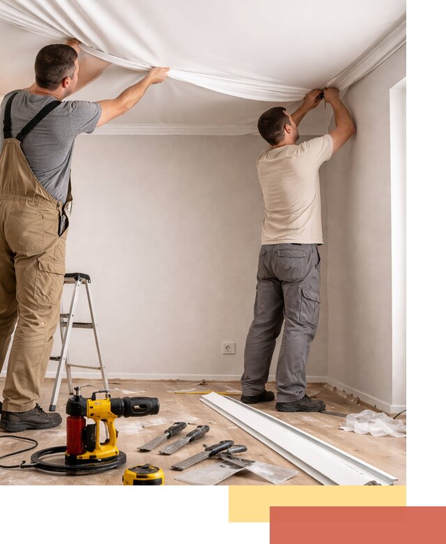 Монтаж ПВХ натяжного потолка в Южно-Сахалинске качественно и быстро