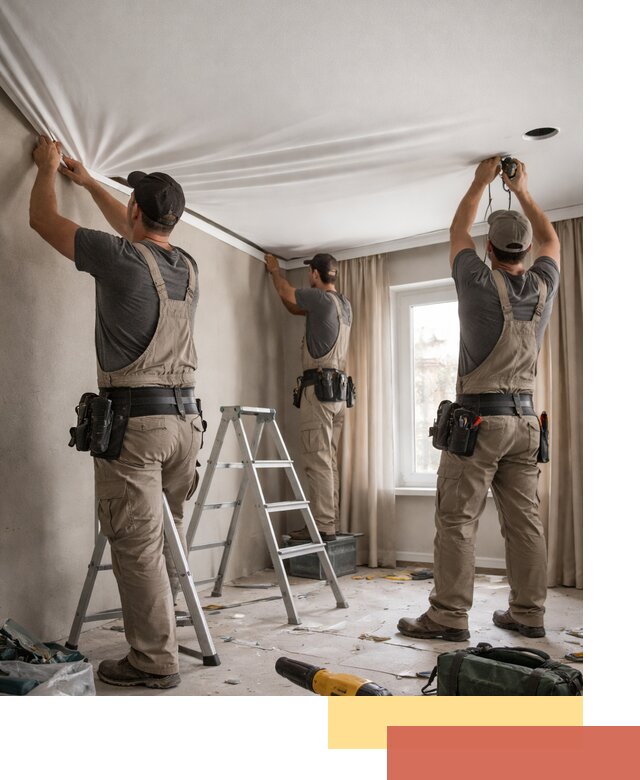 Монтаж матового натяжного потолка в Южно-Сахалинске качественно и быстро