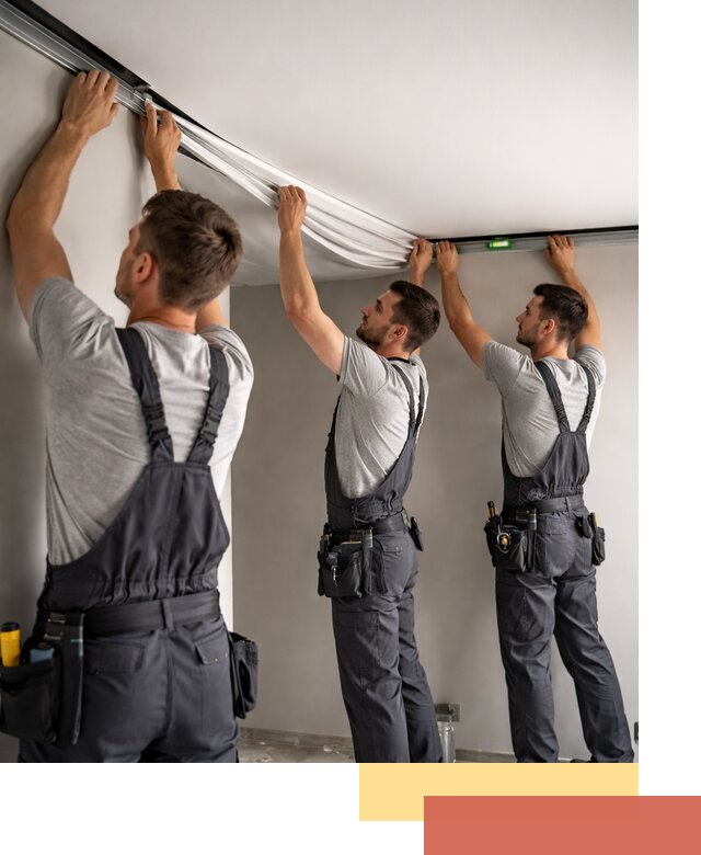 Теневые натяжные потолки в Южно-Сахалинске: монтаж и отделка быстро и качественно