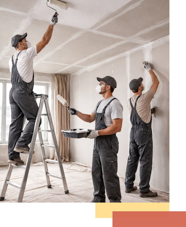 Покраска потолка из гипсокартона в Южно-Сахалинске качественно и недорого