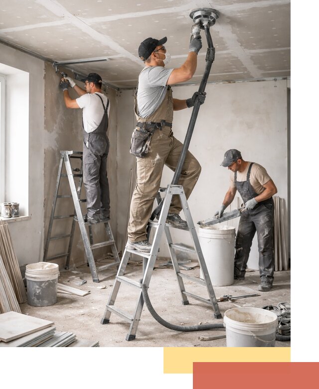 Ремонт потолка из гипсокартона в Южно-Сахалинске: быстрый и качественный монтаж