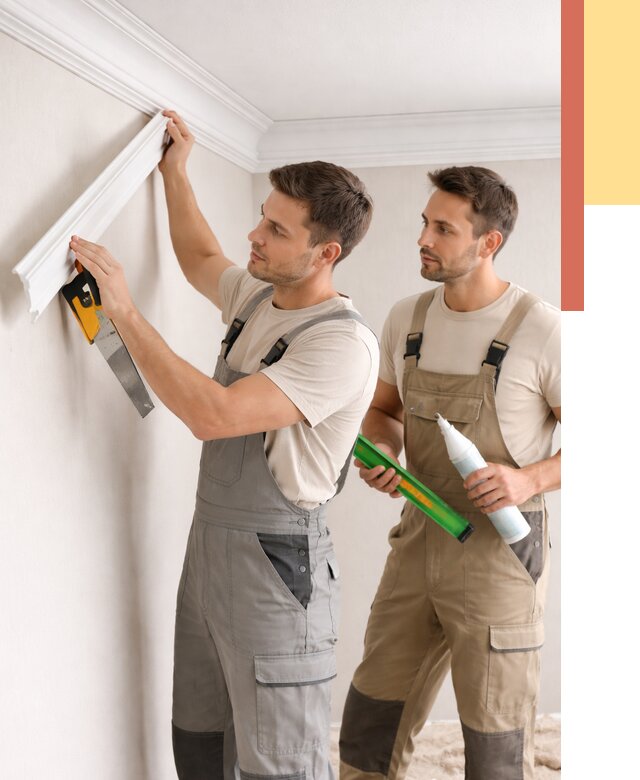 Монтаж потолочного плинтуса в Южно-Сахалинске от 2376 руб. — быстро и недорого | ОТДЕЛОЧНИК-Южн