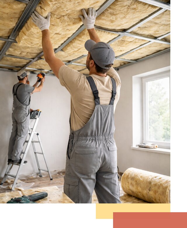 Утепление потолка под ключ в Южно-Сахалинске качественно и быстро