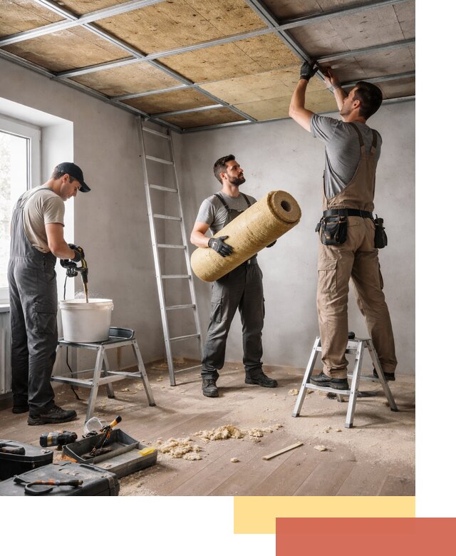 Шумоизоляция потолка в Южно-Сахалинске: профессиональный монтаж и отделка